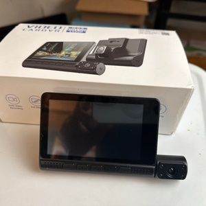3 in 1 dashcam with 4inch touch screen